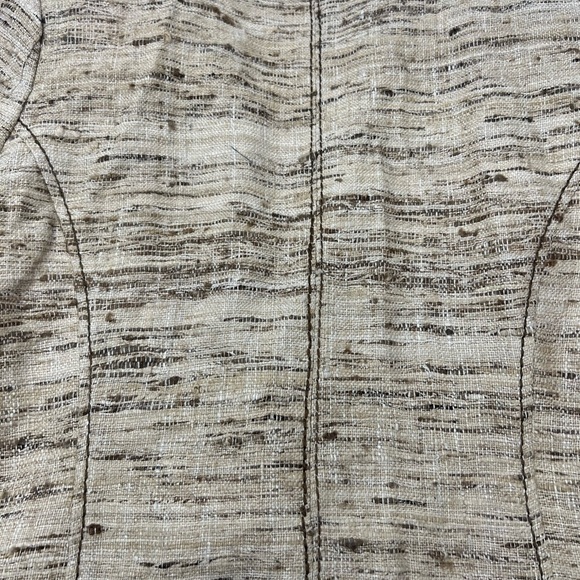 100%silk WHBM Beige Blazer - Preowned - Picture 9 of 11